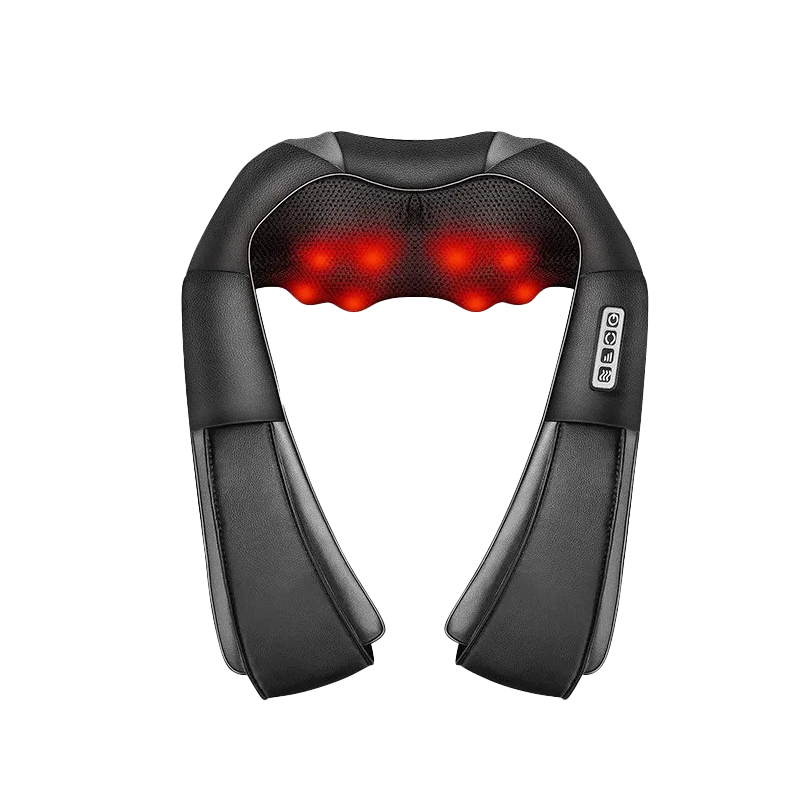 Massager Heat Deep 3D Kneading Pillow